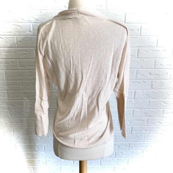 Anthropologie Knitted & Knotted Draped Knit Wrap Sweater Size Medium - Picture 3 of 6